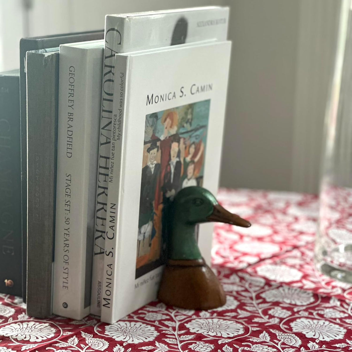 Fox Run Duck Head Iron Bookends, Set of 2