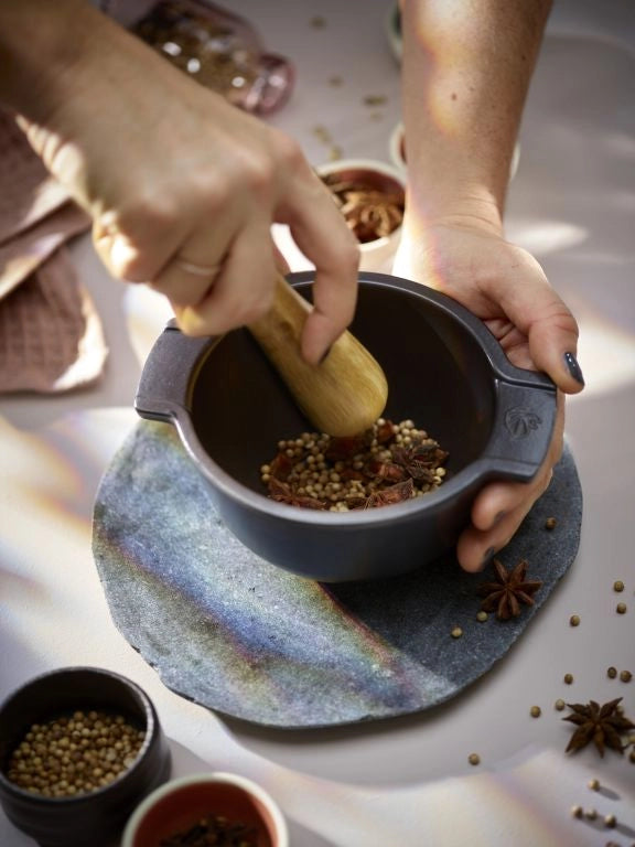 Peugeot Mortar and Pestle – Slate Ceramic – 12 cm