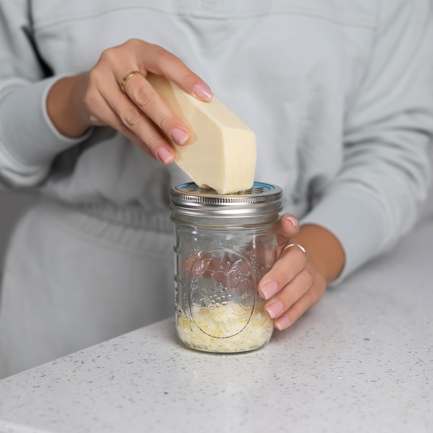 Jarware Grater and Zester Lid Set