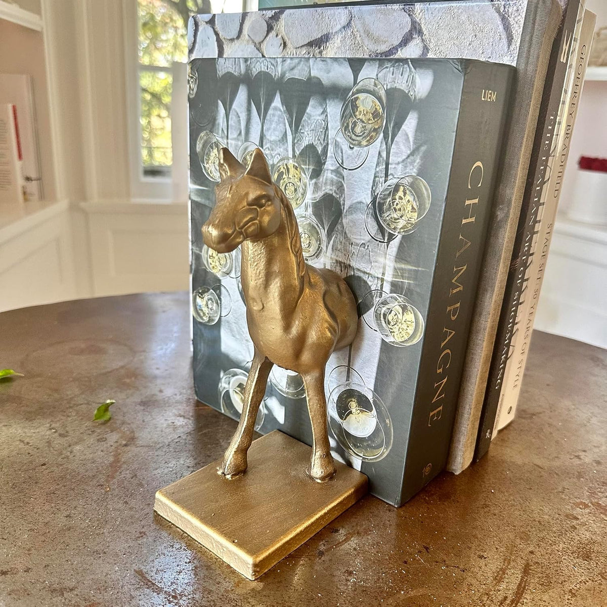 Fox Run Horse Iron Bookends, Set of 2