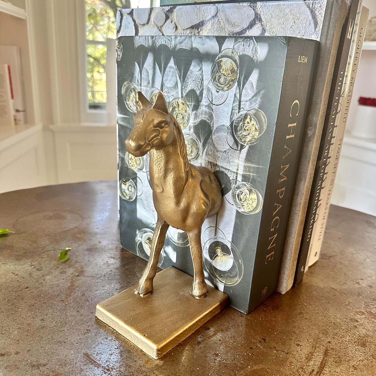 Fox Run Horse Iron Bookends, Set of 2