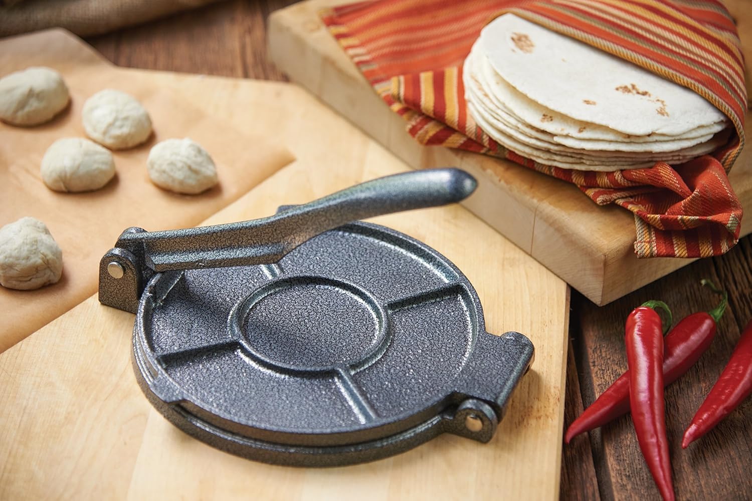 Fox Run Cast Iron 7.5" Tortilla Press