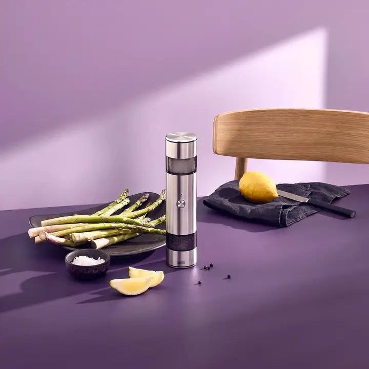 AdHoc i.Mill Duo Electric Pepper & Salt Double Mill – 9.3"/ 23.5 cm
