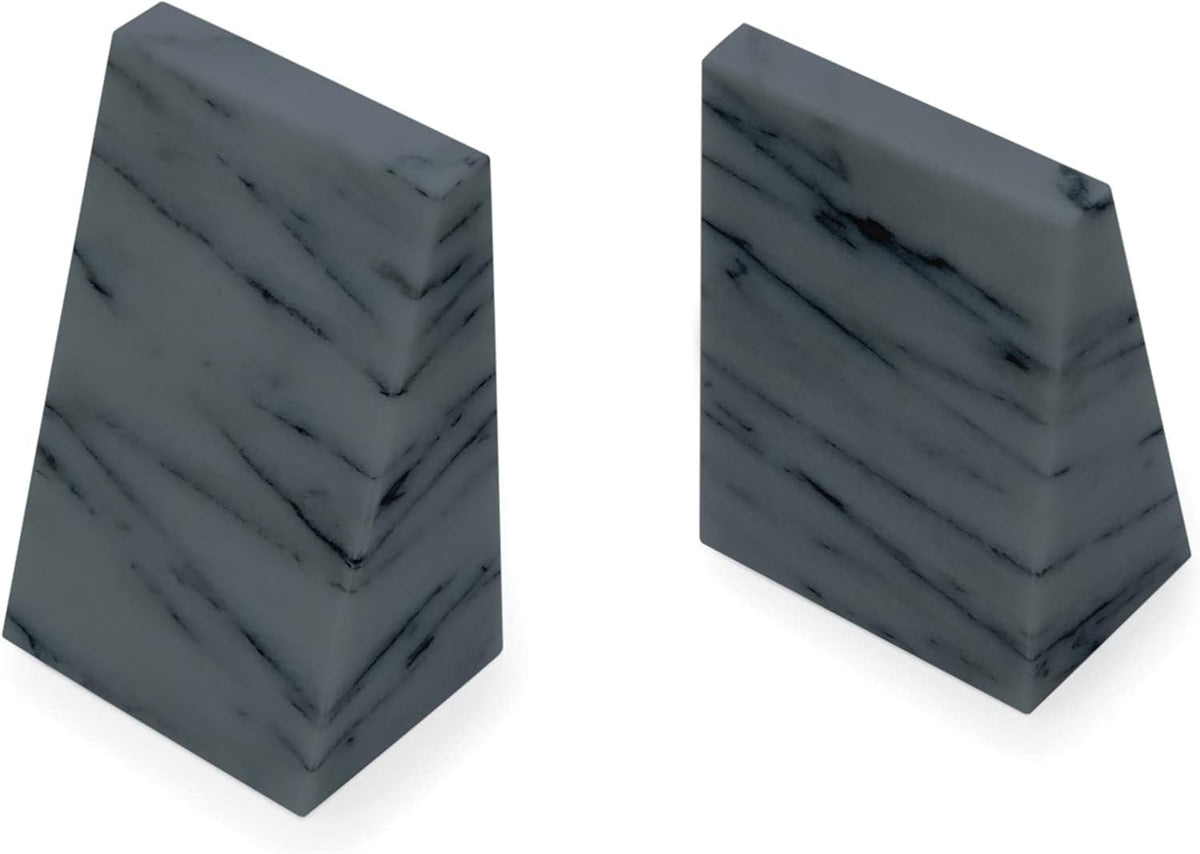 Fox Run 100% Natural Polished Marble Bookends