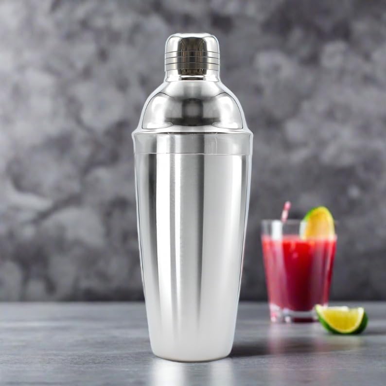 Cuisinox Stainless Steel Cocktail Shaker in Satin Finish – 700ml by Kitchen Niche