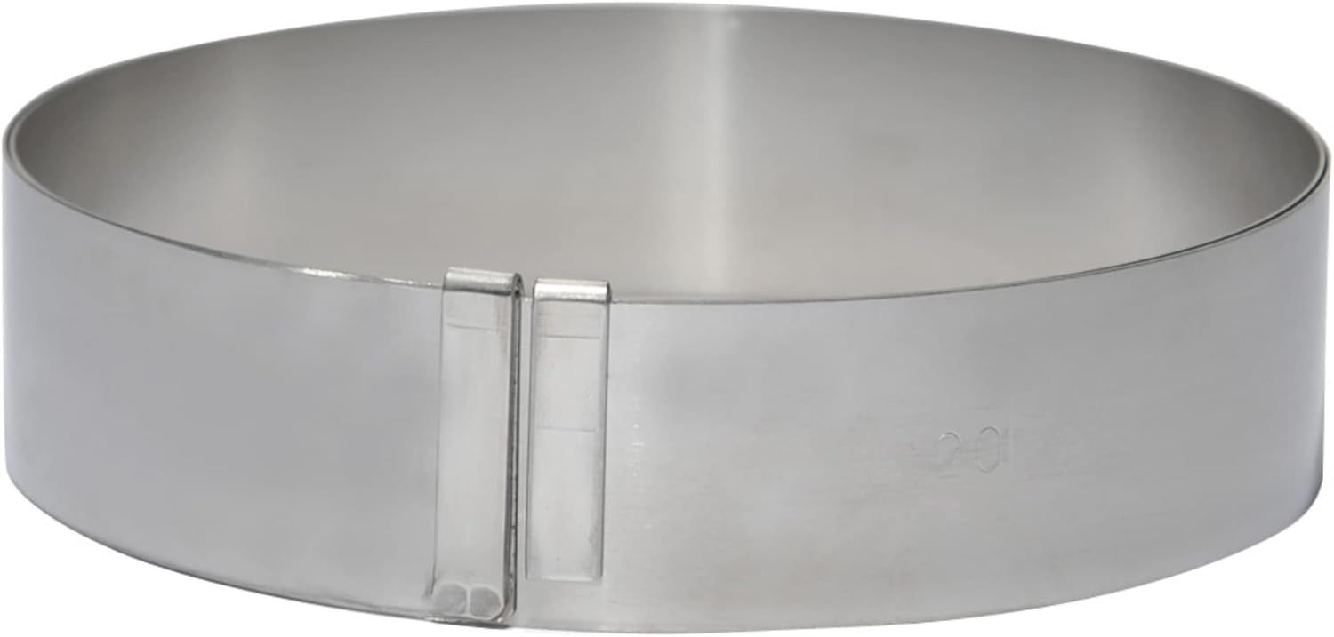 De Buyer Giant Extensible Cake Ring – 18 to 36 cm – 4.5 cm High