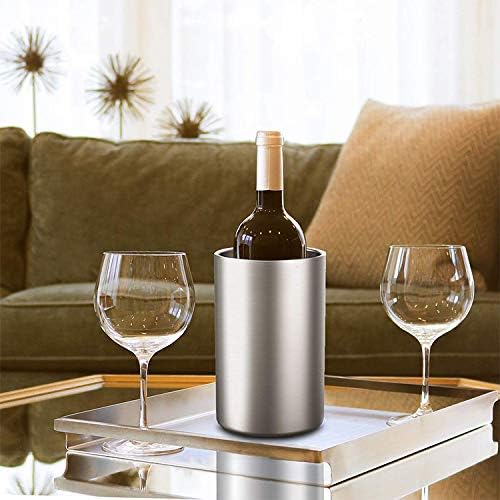 Cuisinox Double Walled Stainless Steel Wine Cooler – 19 x 12cm by Kitchen Niche