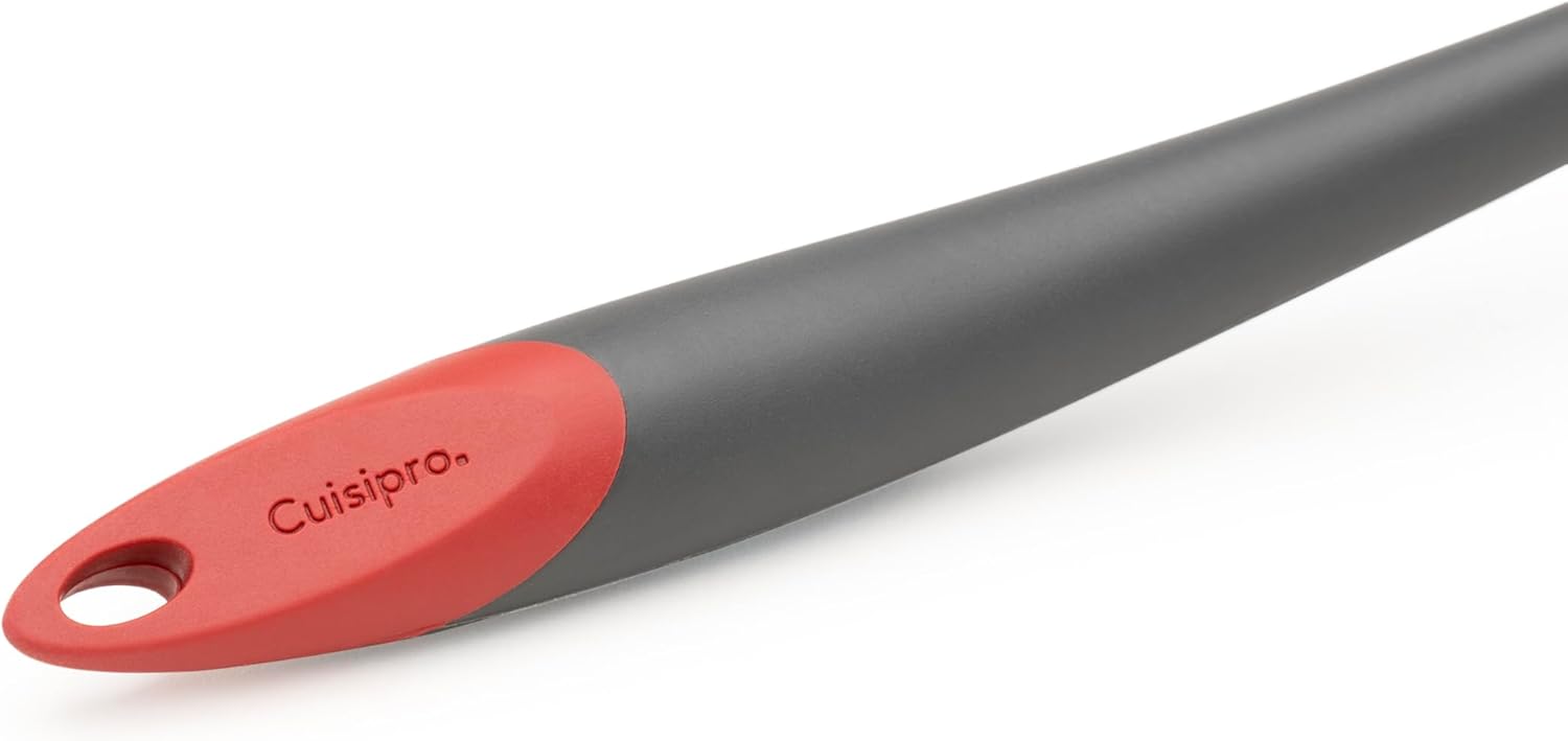 Cuisipro Fiberglass Wide Turner – Perforated – 11.25" / 28.6 cm – Black Cuisipro by Kitchen Niche