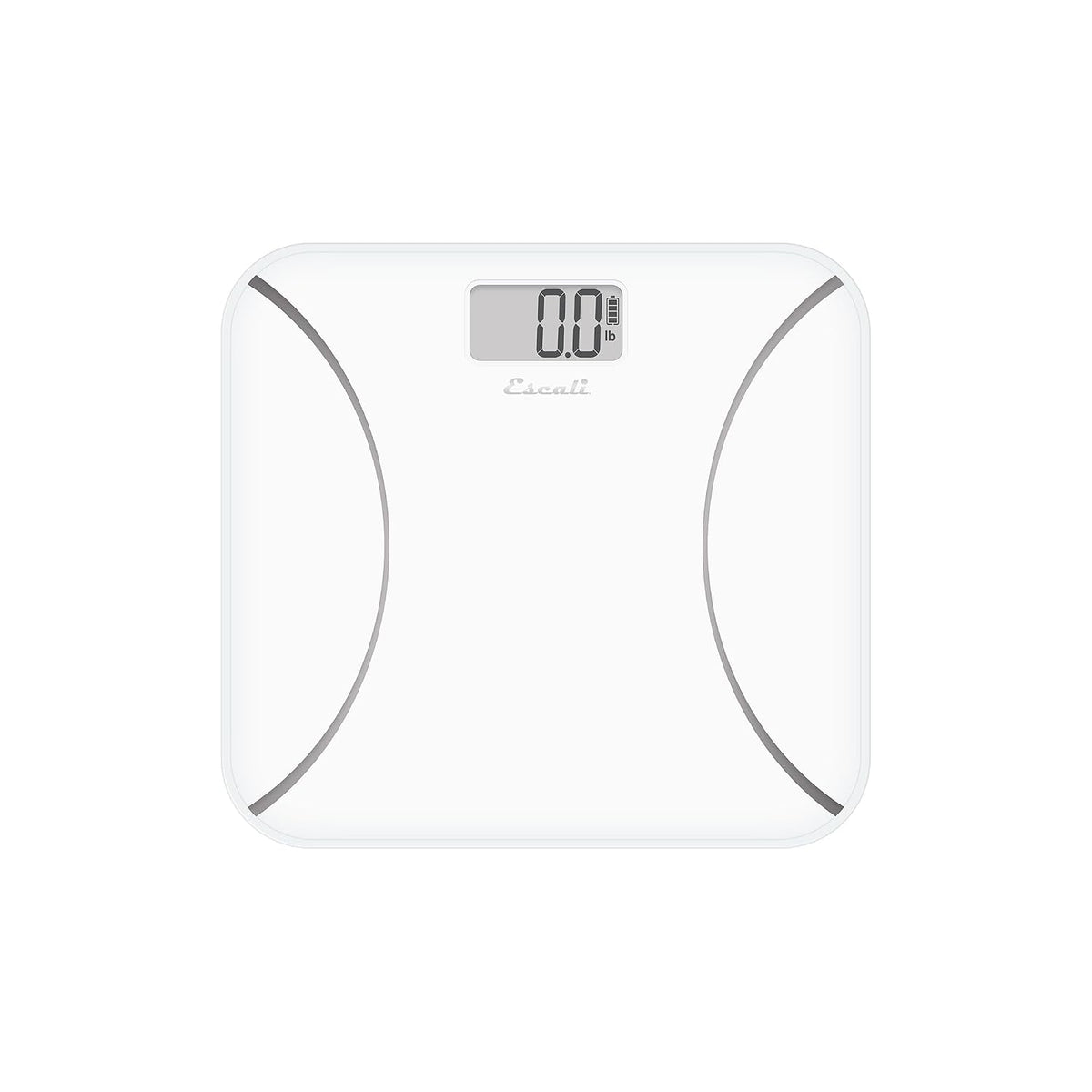 Escali Kinetic Bathroom Scale – White