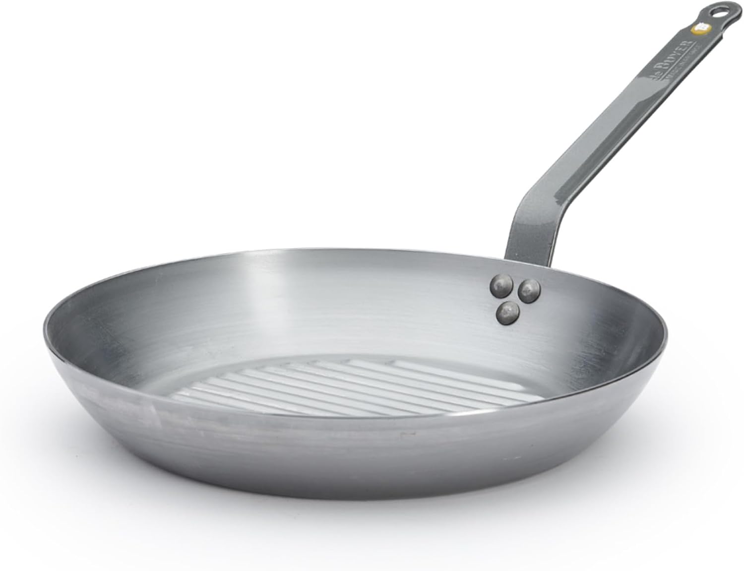 De Buyer 12.5" Mineral B Element Round Frying Grill Pan