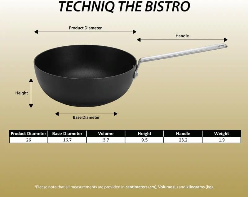 Scanpan TechnIQ Bistro Pan – 26 cm / 3.7 L