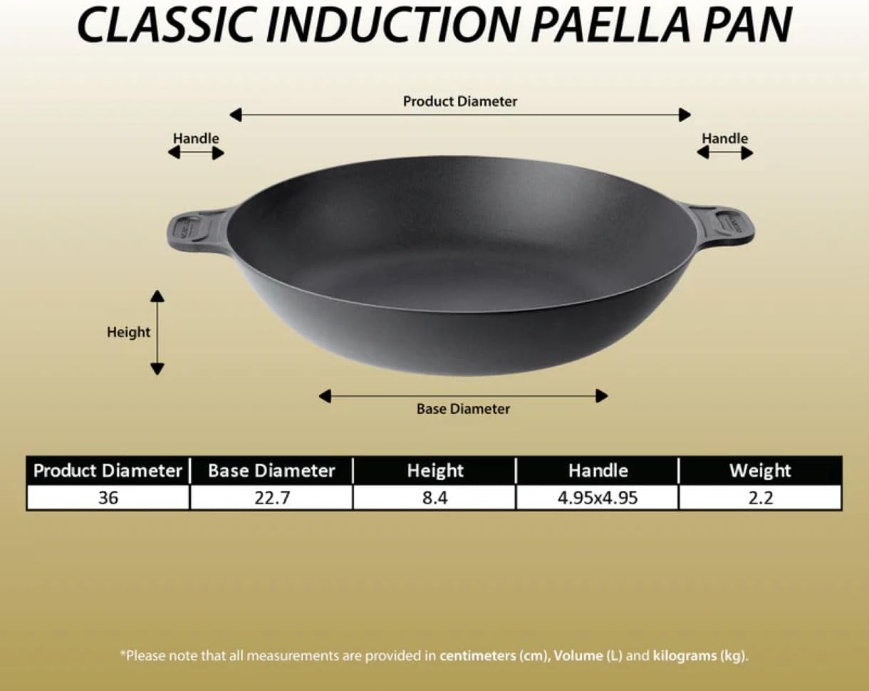 Scanpan Classic Induction Paella Pan – 36 cm