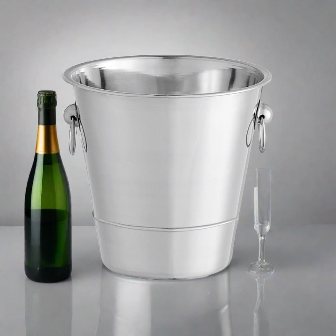 Cuisinox Stainless Steel Champagne/Wine Bucket – 20 x 20cm by Kitchen Niche