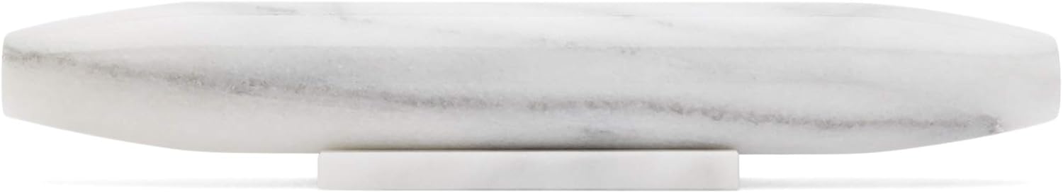 Fox Run Tapered White Marble French Rolling Pin