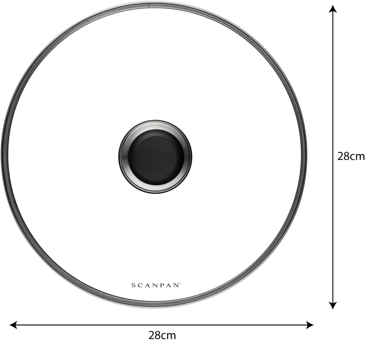 Scanpan Classic Glass Lid – 28 cm