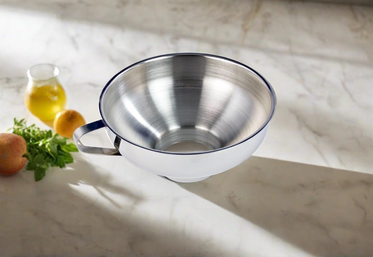 Cuisinox Stainless Steel Canning Funnel with 5.8cm Diameter Hole – 14cm by Kitchen Niche