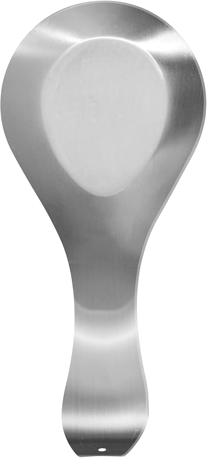 Oggi Curved Spoon Rest – Stainless Steel