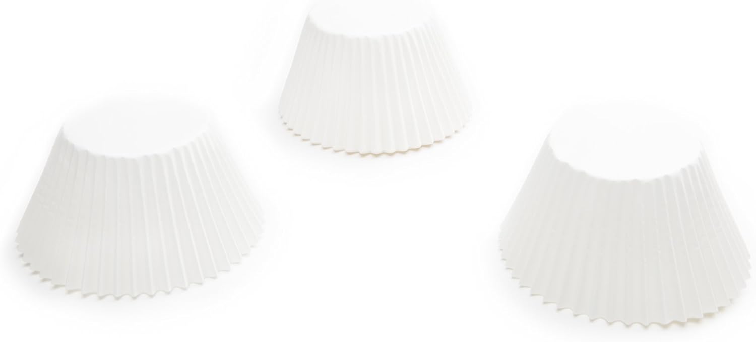 Fox Run White Texas Size Baking Cups Set of 24