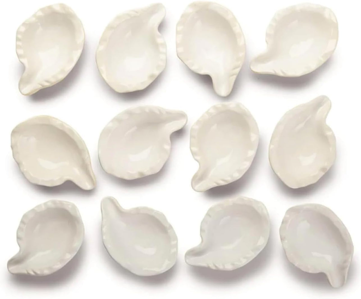Outset Ceramic Oyster Shells – Set of 12
