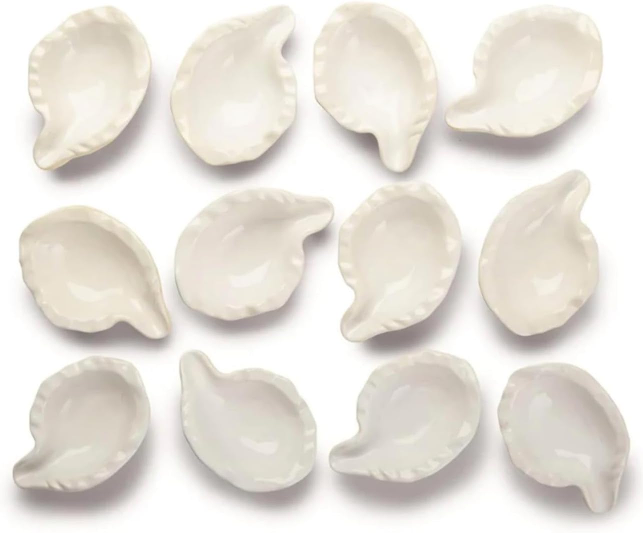 Outset Ceramic Oyster Shells – Set of 12