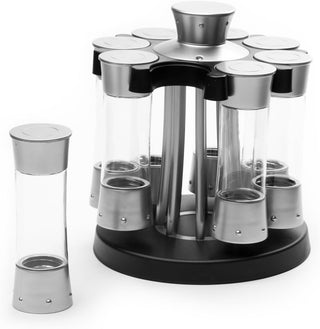 KitchenArt Elite Auto-Measure Spice Carousel with 8 Jars