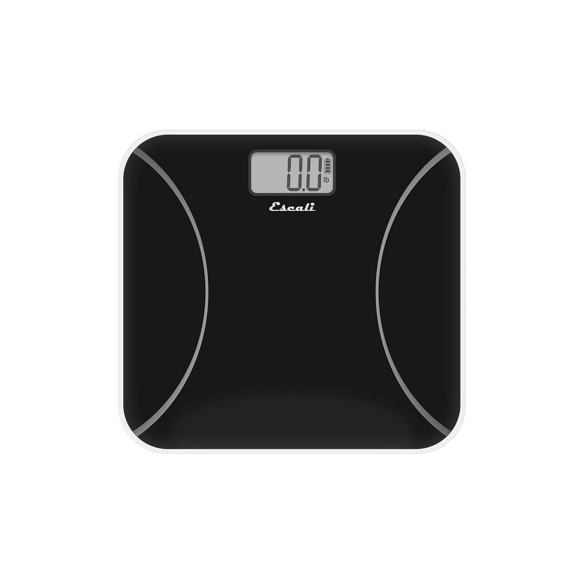 Escali Kinetic Bathroom Scale – Black