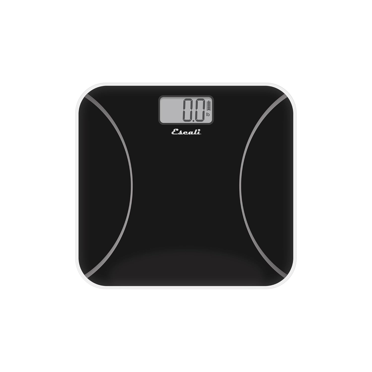 Escali Kinetic Bathroom Scale – Black