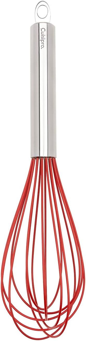 Cuisipro Balloon Whisk (8 wires) – 12" / 30.5 cm – Silicone Red Cuisipro by Kitchen Niche