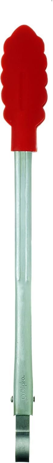 Cuisipro Locking Tongs – 12" / 30.5 cm – Silicone Red Cuisipro by Kitchen Niche