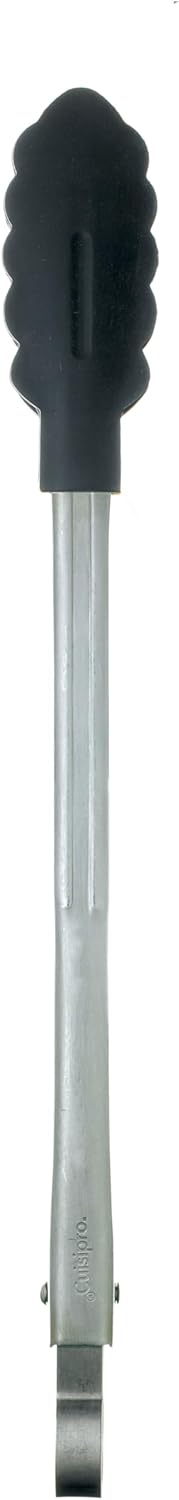 Cuisipro Locking Tongs – 12" / 30.5 cm – Silicone Black Cuisipro by Kitchen Niche