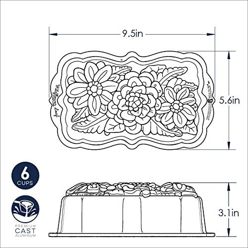 Nordic Ware Copper Wildflower Loaf Pan