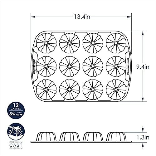 Nordic Ware Bundt Brownie & Cupcake Pan