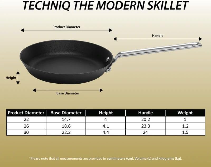 Scanpan TechnIQ Modern Skillet Fry Pan – 26 cm