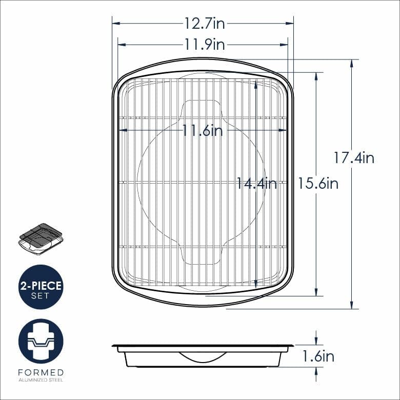 Nordic Ware Oven Crisp Bacon Pan