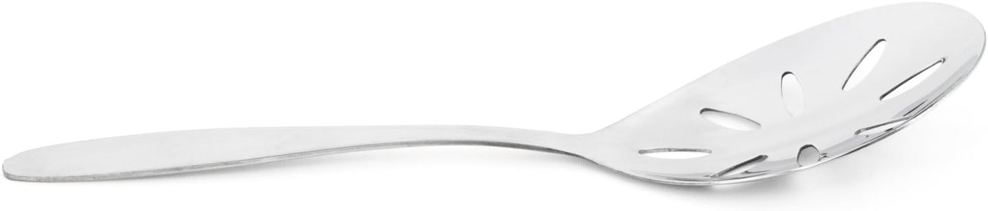 Fox Run Large Stainless Steel Slotted Serving Spoon