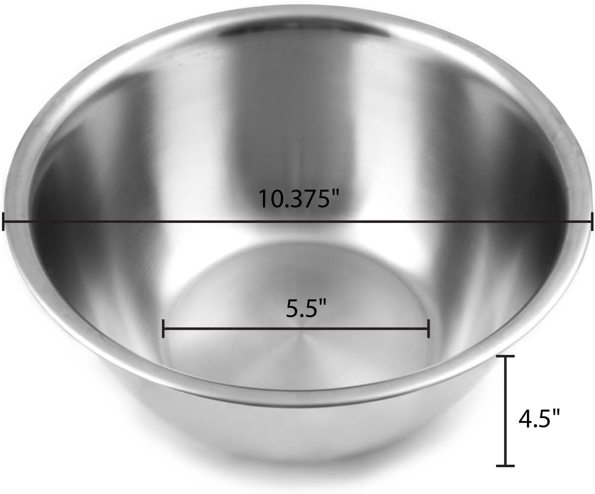 Fox Run Stainless Steel Mixing Bowl 4.25qt