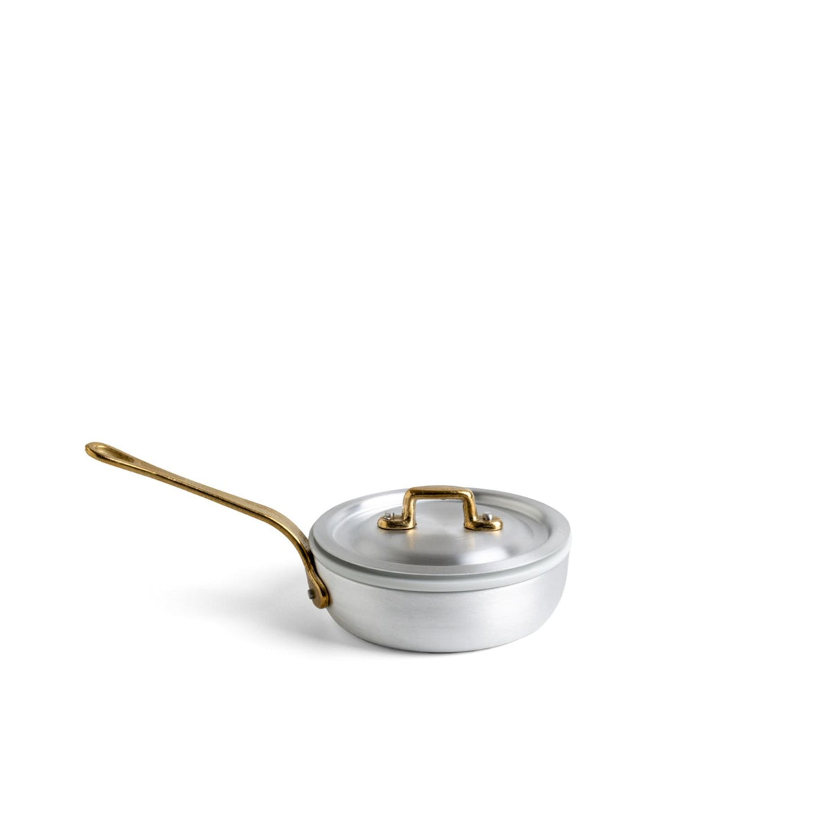 Marcato Mini Premium Serving Pan Set with Porcelain Insert  Lid - 12 cm