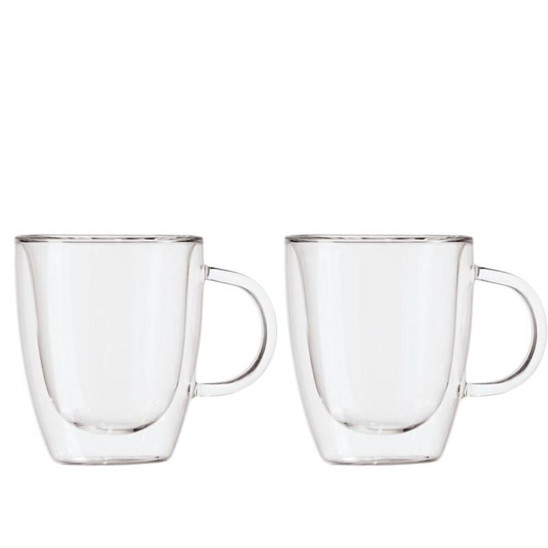 Oggi Set of 2 Double-Wall Coffee Mugs – 350 ml
