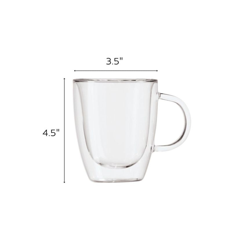 Oggi Set of 2 Double-Wall Coffee Mugs – 350 ml