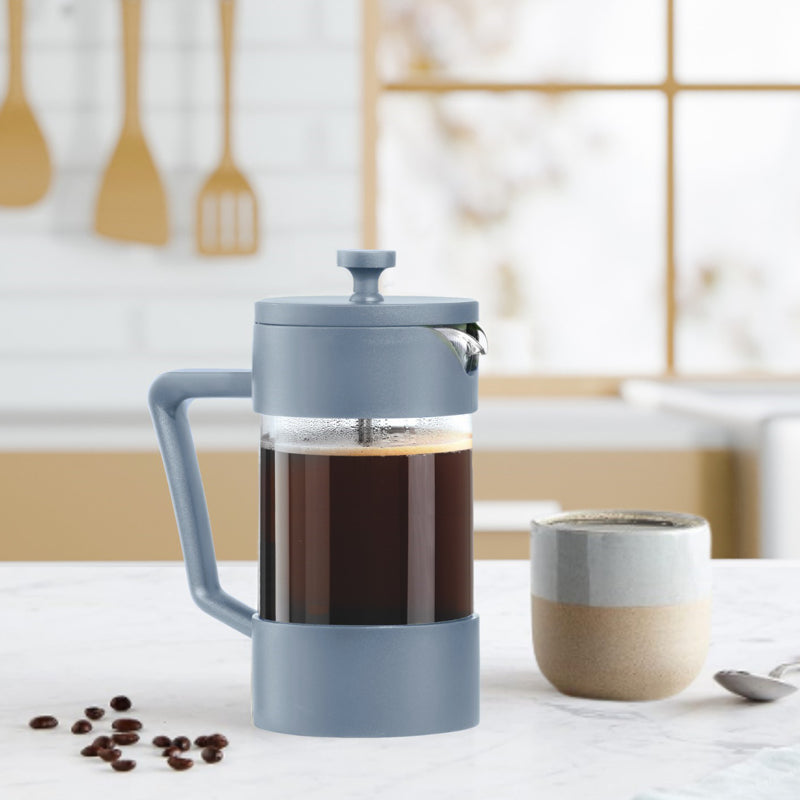 Oggi Brew 5-Cup French Press Blue