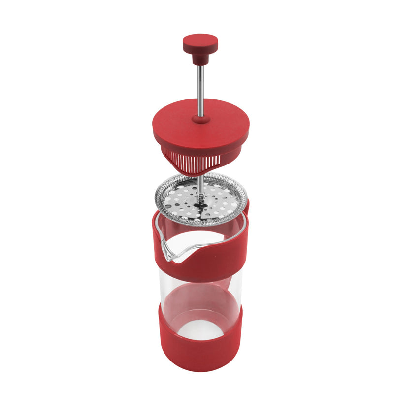 Oggi Brew 5-Cup French Press Red