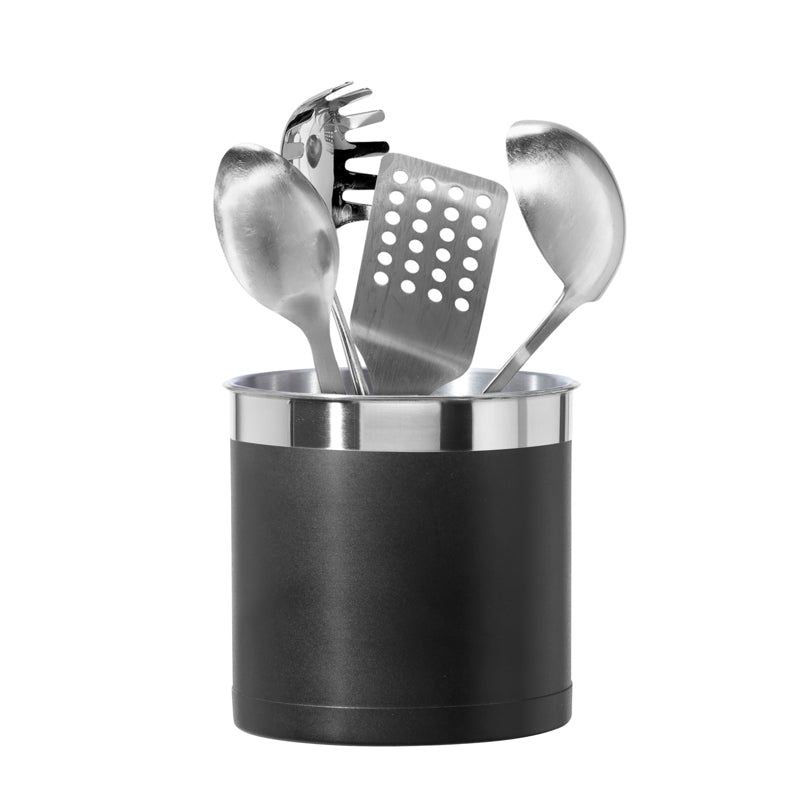 Oggi Black Jumbo Utensil Holder