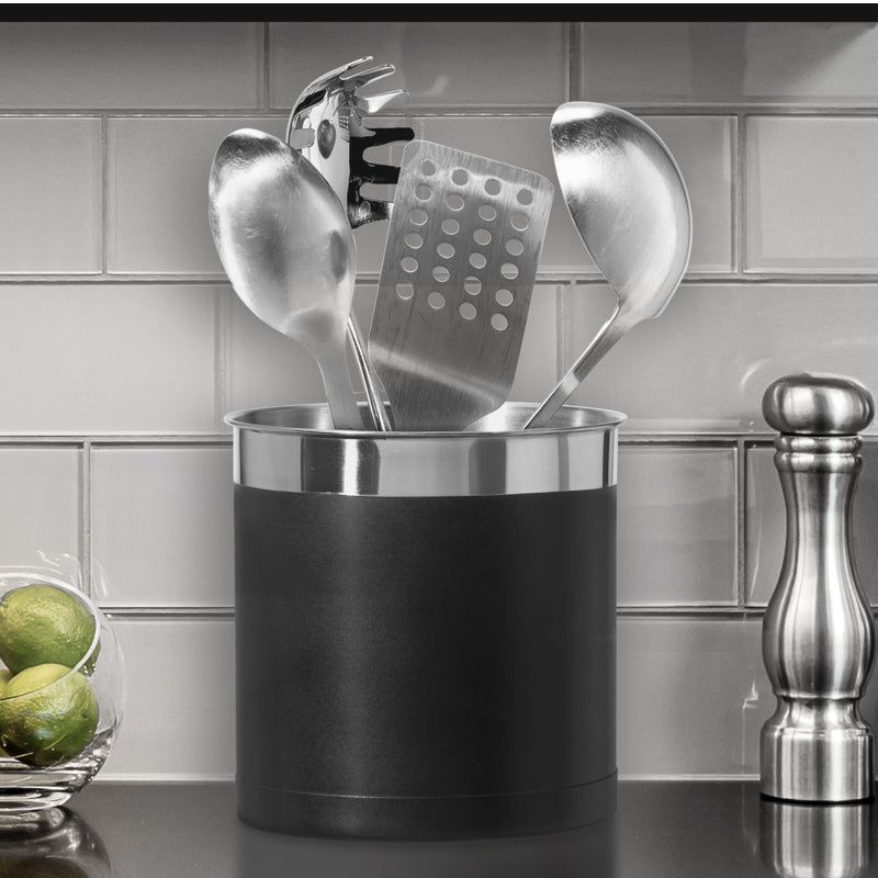 Oggi Black Jumbo Utensil Holder