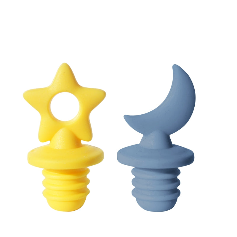 Oggi Set of 2 Stoppers – Moon and Star