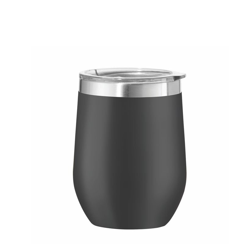 Oggi Double-Wall Wine Tumbler – 350 ml – Black