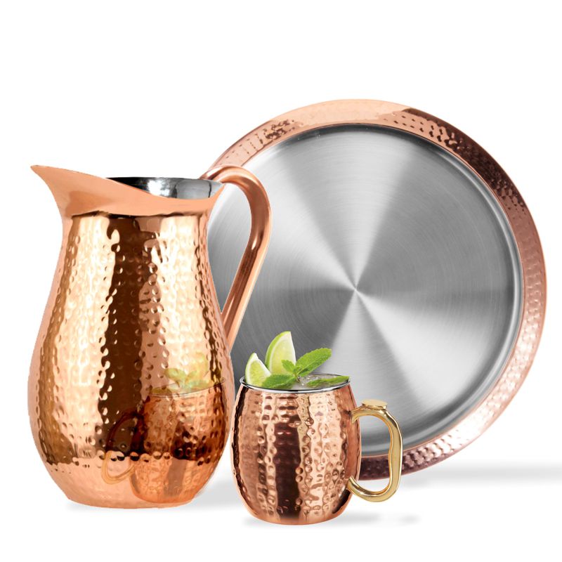 Oggi Set of 2 Mule Mugs – Copper