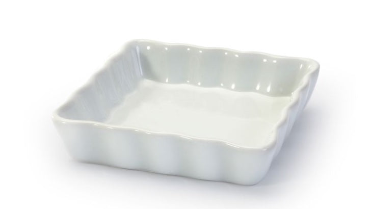 BIA Cordon Bleu Square Individual White Ceramic Quiche &amp; Tart Dish BIA Cordon Bleu by Kitchen Niche