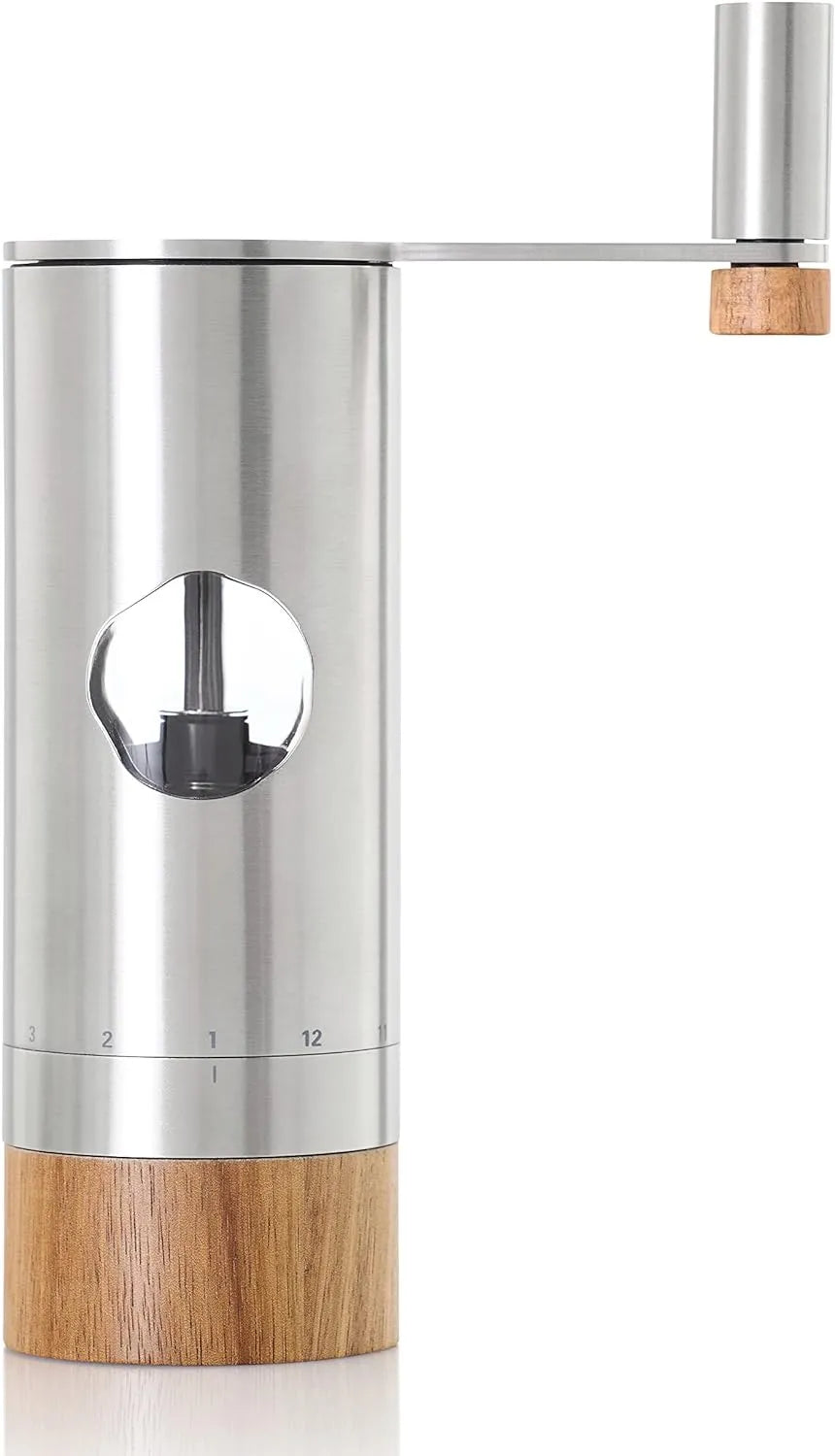 AdHoc PowerMill Stainless Steel Geared Handle Salt & Pepper Mill – 8" / 20 cm