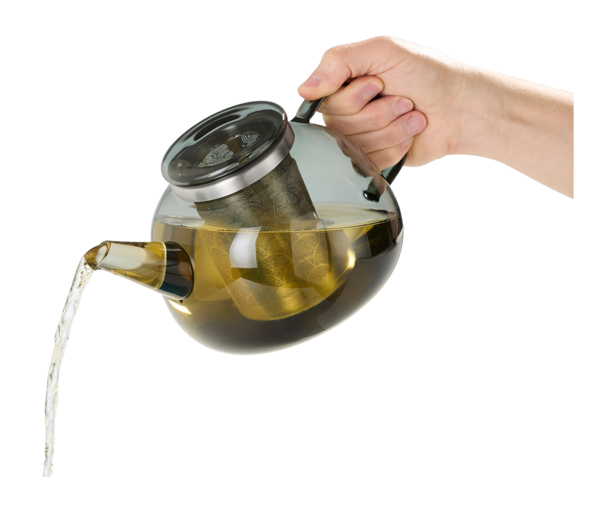 AdHoc New Yuna Teapot - Grey Glass