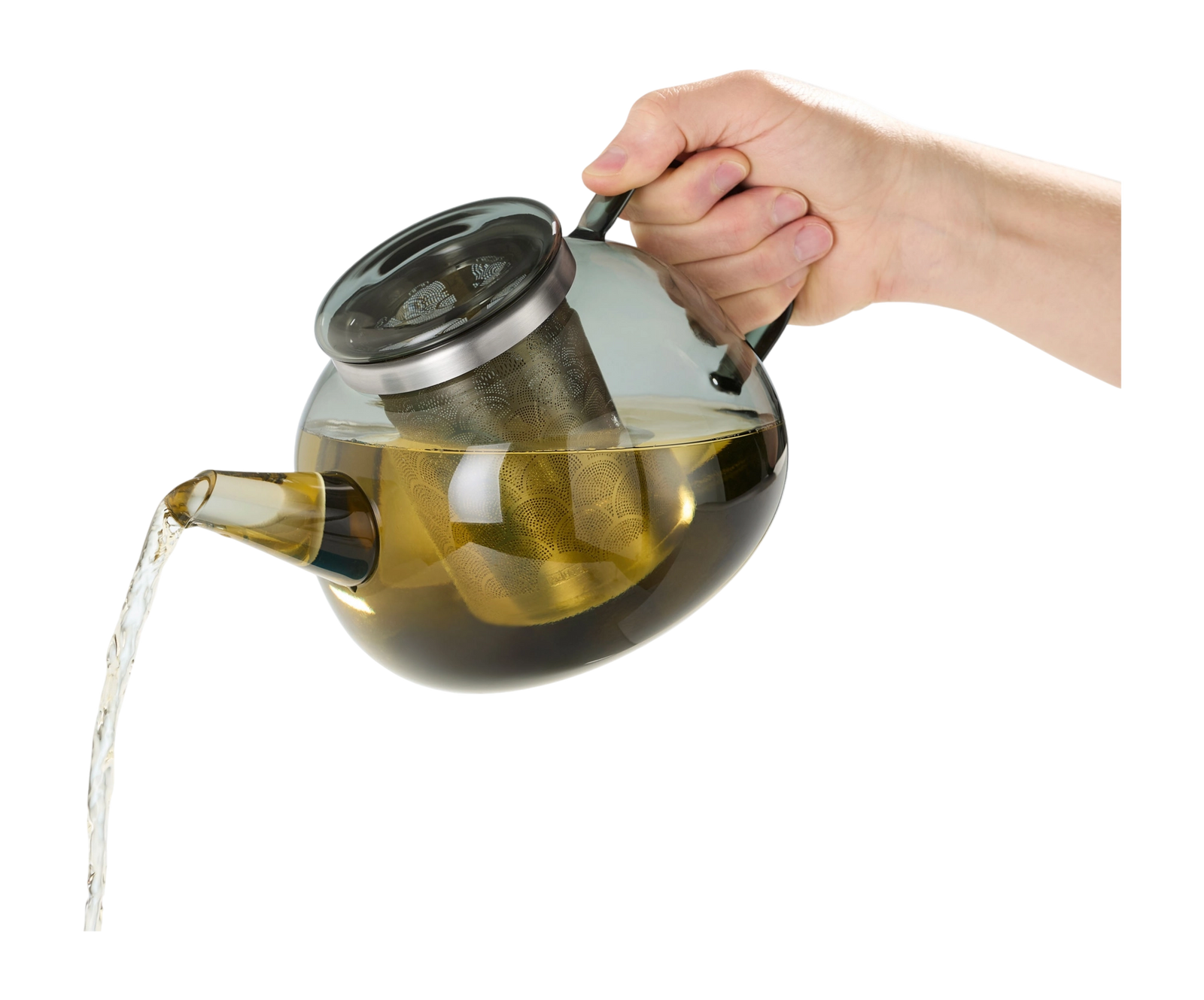AdHoc New Yuna Teapot - Grey Glass
